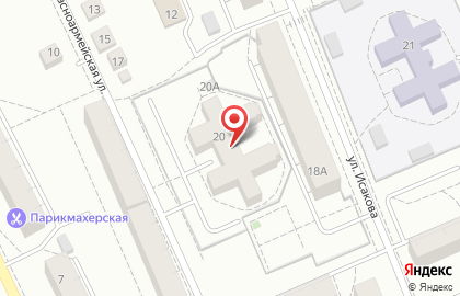 Частная охранная организация Сателлит на улице Исакова на карте