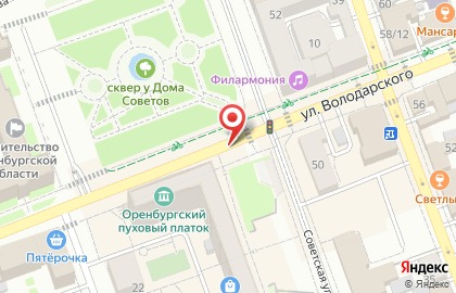 Мясная деревня на улице Володарского на карте