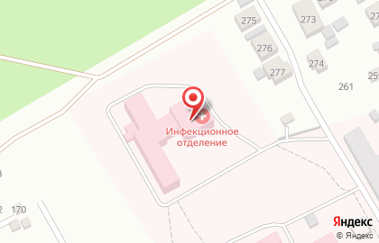 Диспансер Бердской центральной городской больницы на Боровой улице, 107 в Бердске на карте