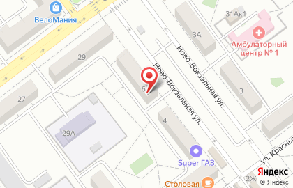 Самарская областная клиническая психиатрическая больница на Ново-Вокзальной улице на карте