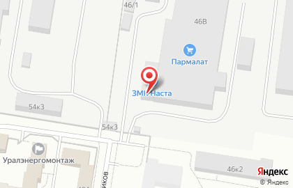 Ремонтно-строительная компания Панорама-Урал на улице Транспортников на карте