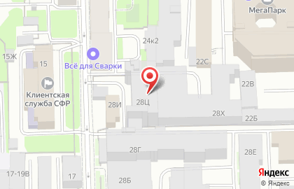 Текстиль Групп на улице Коли Томчака на карте