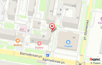 Киоск по продаже кондитерских изделий в Индустриальном районе на карте