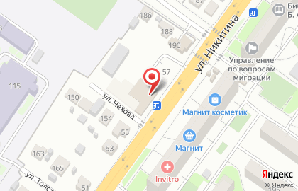 Киоск по продаже хлебобулочных изделий в Октябрьском районе на карте