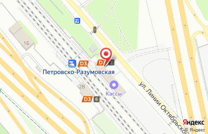 Кафе быстрого питания в Москве на карте
