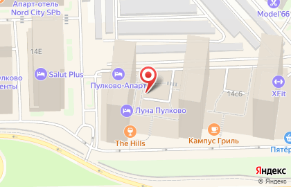Бар Loft на Пулковском шоссе на карте