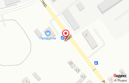 Магазин по продаже продовольственных товаров в Речном переулке на карте