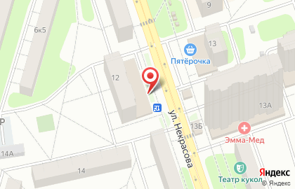 СберБанк на улице Некрасова в Балашихе на карте