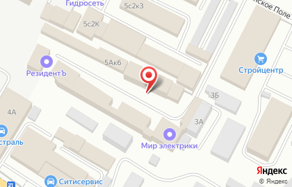 Строительная компания Проект в Кировском районе на карте