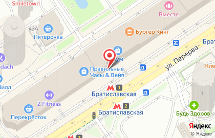 Магазин одежды Savage в Москве на карте