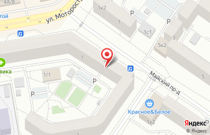 Служба заказа товаров аптечного ассортимента Аптека.ру на улице Моторостроителей на карте