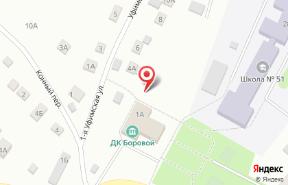 Дом культуры, пос. Боровой на карте