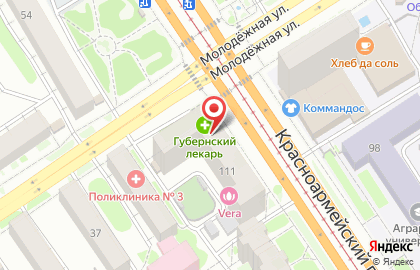 Фирменный магазин Ермолино на Красноармейском проспекте на карте