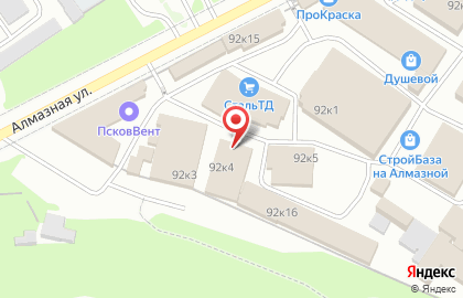 Магазин входных и межкомнатных дверей Двери Нева на улице Леона Поземского на карте