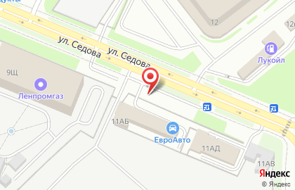 Шиномонтажная мастерская в Санкт-Петербурге на карте