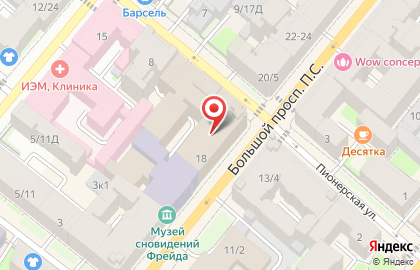 Avenue на Спортивной на карте