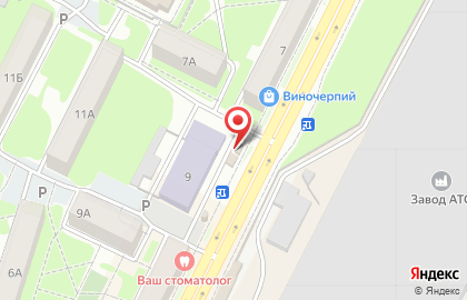 Продуктовый магазин на Гражданской улице на карте