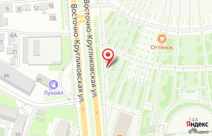АЗС Юг Ойл на Восточно-Кругликовской улице на карте