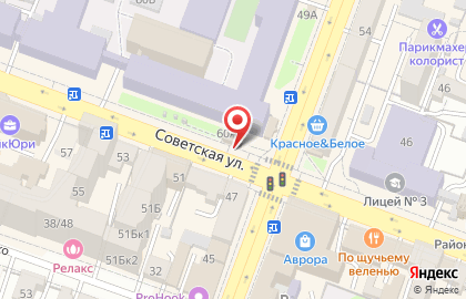 Кондитерская сеть Замок любви в Октябрьском районе на карте