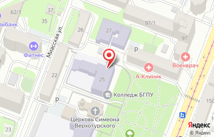 Колледж, БГПУ на карте