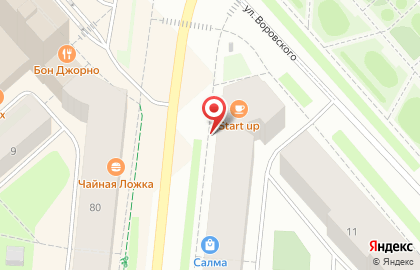 Мурманская областная филармония на проспекте Ленина на карте
