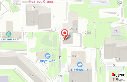 Магазин овощей и фруктов в Москве на карте