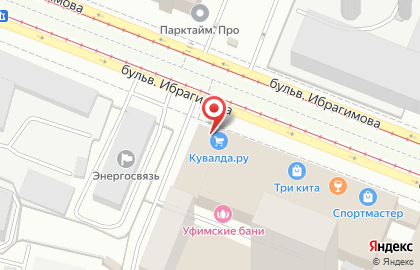 Производитель насосного оборудования Грундфос на бульваре Ибрагимова на карте
