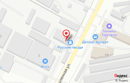 Магазин строительно-отделочных материалов Русские гвозди на Промышленной улице на карте