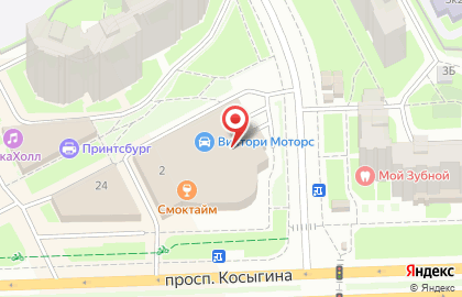 Сеть автокомплексов, ИП Быков В.В. на улице Осипенко на карте