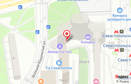 Московский центр переводов на Азовской улице на карте