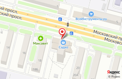 Банкомат СберБанк на Московском проспекте, 18а на карте