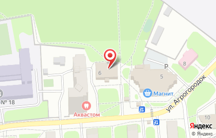 Парикмахерская на Агрогородке, 14 к1 на карте