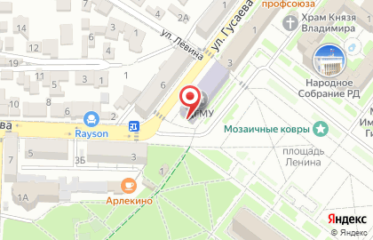 Дагестанский государственный медицинский университет в Махачкале на карте