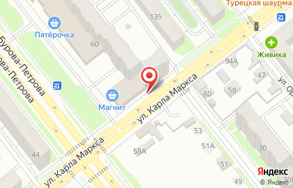 Торговая фирма Люкс Вода на улице Бурова-Петрова на карте