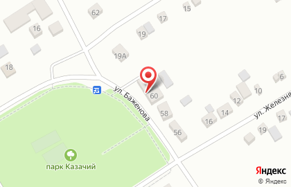 Магазин мясных деликатесов на улице Баженова на карте