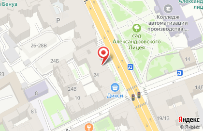 Инвестиционная компания ВТБ Капитал Форекс на Каменноостровском проспекте на карте