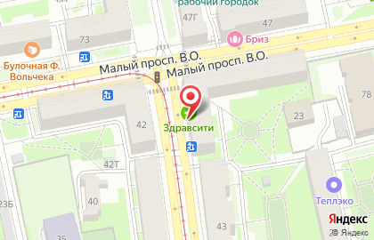 Бистро в Санкт-Петербурге на карте