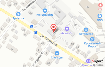 Мясной магазин Свежее мясо на улице Горького на карте