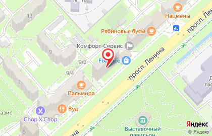 Транспортно-экспедиционная компания Перевозки Просто на проспекте Ленина на карте