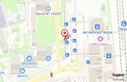 КомиссионкА на Вокзальной площади в Чехове на карте