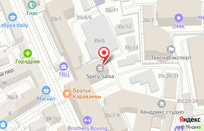 Школа танцев Spicy Salsa в Москве на карте