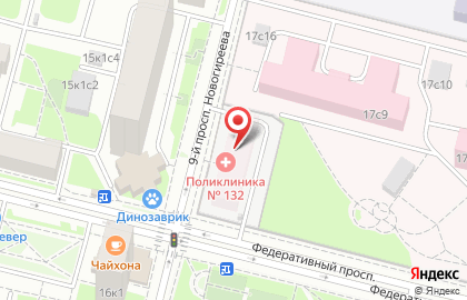 Поликлиника Больница им. Е.О. Мухина на Федеративном проспекте на карте