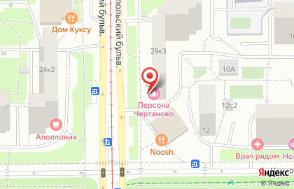 Салон красоты Персона на метро Чертановская на карте