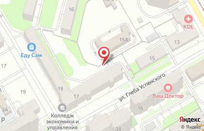Автостоянка в Перми на карте