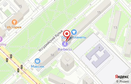 Студия Barberzz на улице Пушкина на карте