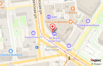Банкомат Фора-банк на Советской улице на карте