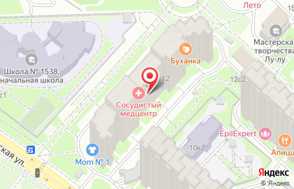 Медицинский центр Сосудистый медицинский центр в Москве на карте