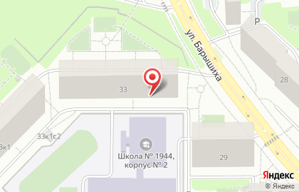 Продуктовый магазин в Москве на карте