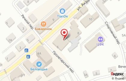 Оптовая база Зодиак в Белокурихе на карте