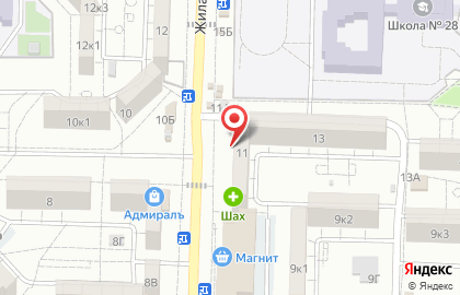 Салон красоты Семейная на Жилой улице на карте